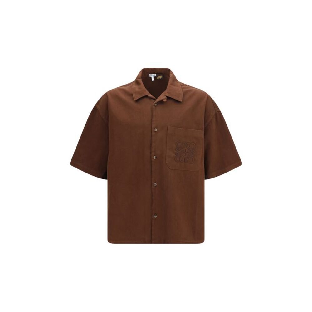 Loewe Men Loewe X Paula’S Ibiza Short-Sleeve Cotton Shirt